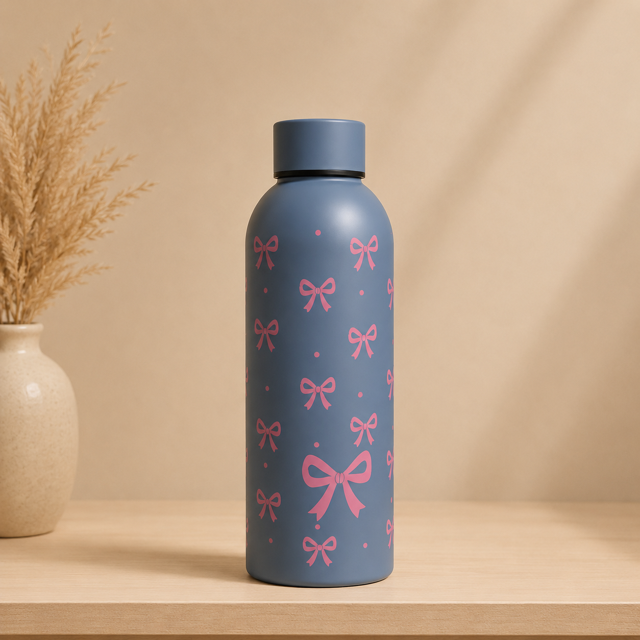 bow  stainless  bottle 500 ml gray