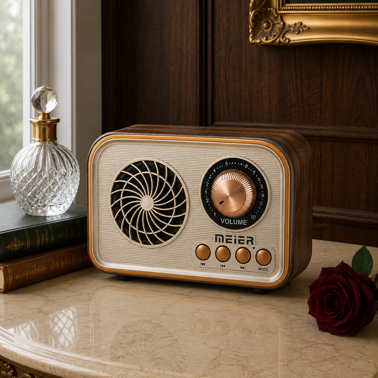 •Vintage Retro Bluetooth Radio (5398)