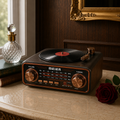 Rechargeable Retro Record Player Radio (5544)