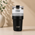 black tyeso thermal mug