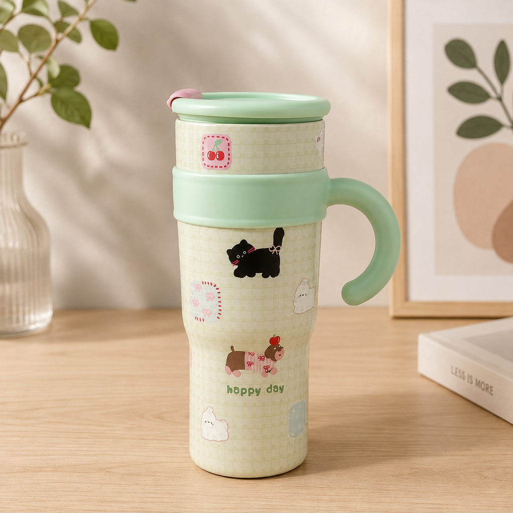 stanly cat cup mint green 1200 ml