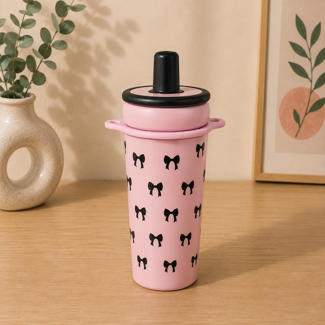 stanley cup  pink bow 720ml