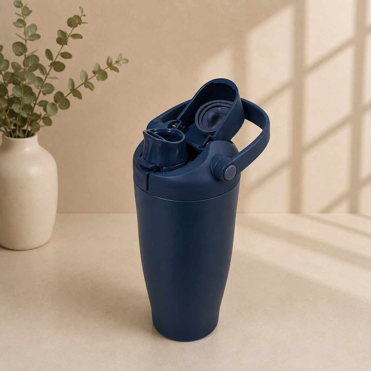 navy owala water bottle
