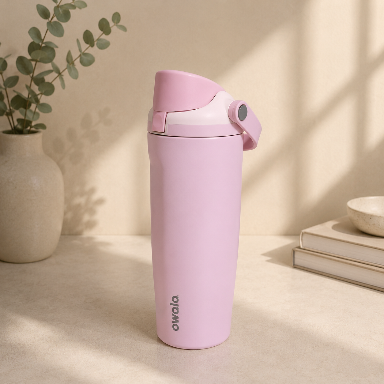 pink owala water bottle