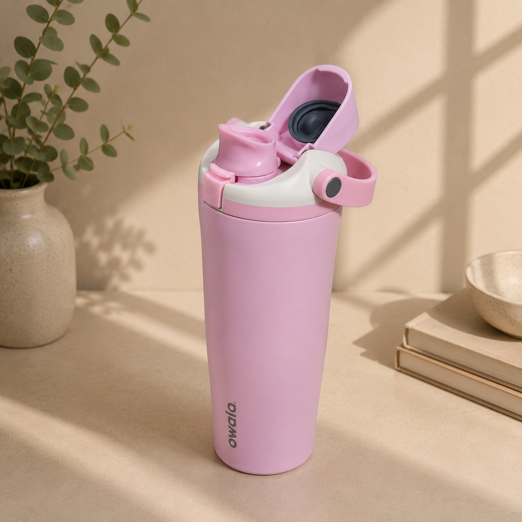 pink owala water bottle