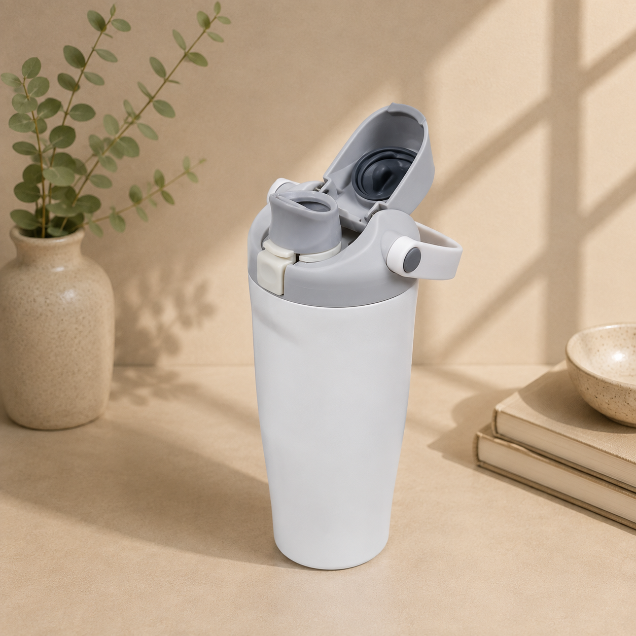 white  owala water bottle