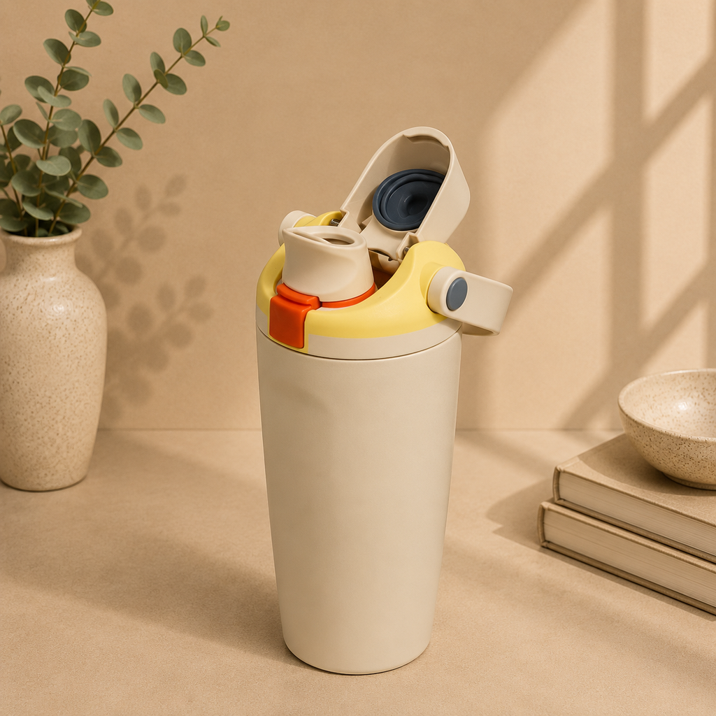 beige owala water bottle