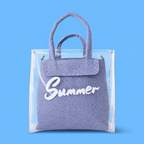 Transparent Summer Tote Bag - dotgallery