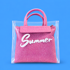 Transparent Summer Tote Bag - dotgallery