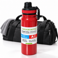 sport bottle red