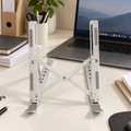 laptop stand metal silver