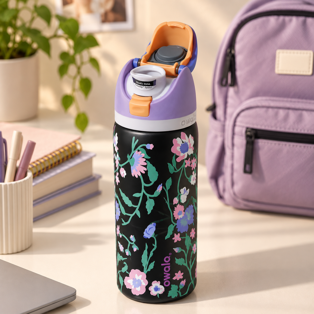 owala black flora 1L
