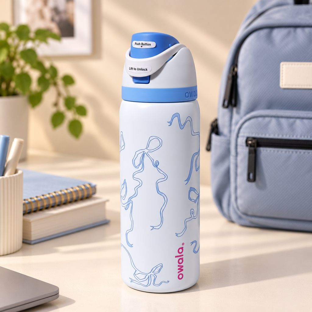 owala blue bow 1L