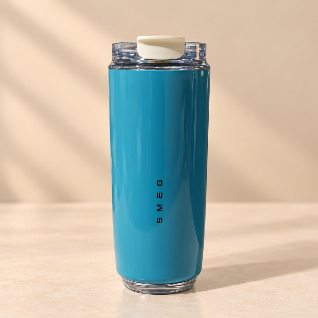smeg mug blue