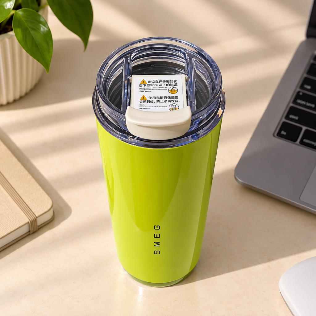 smeg mug green
