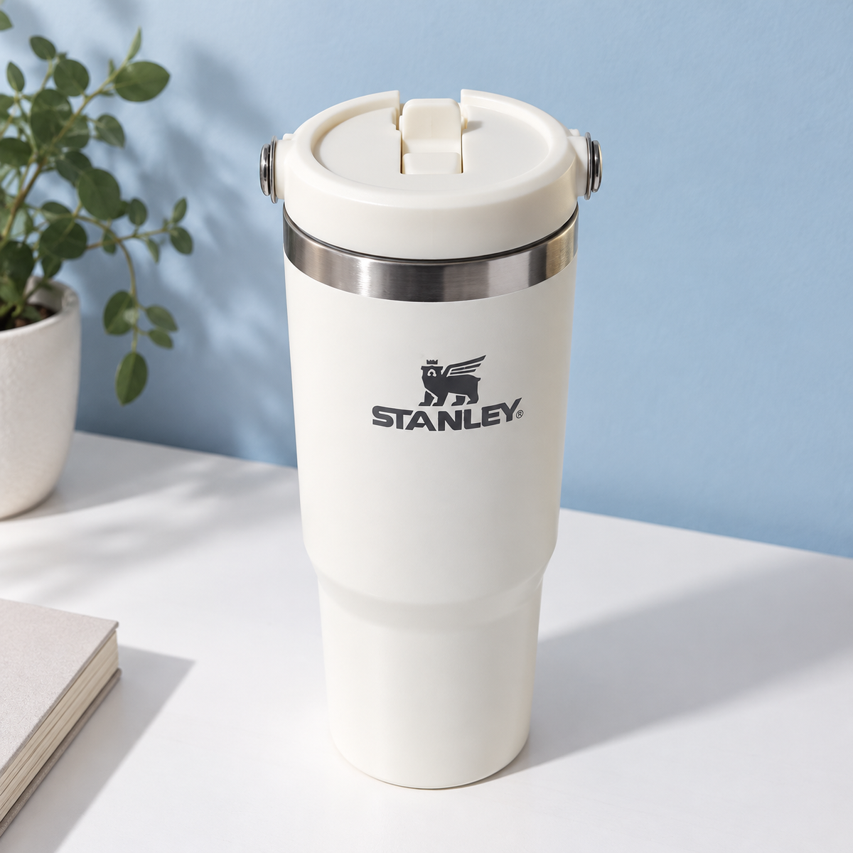 stanley with hand basic white