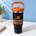 stanley with hand lines orange