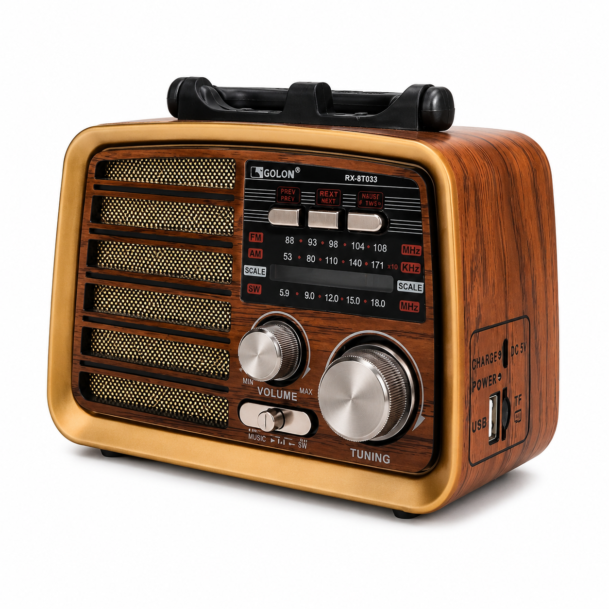 Vintage Retro Radio Bluetooth Radio (5599)