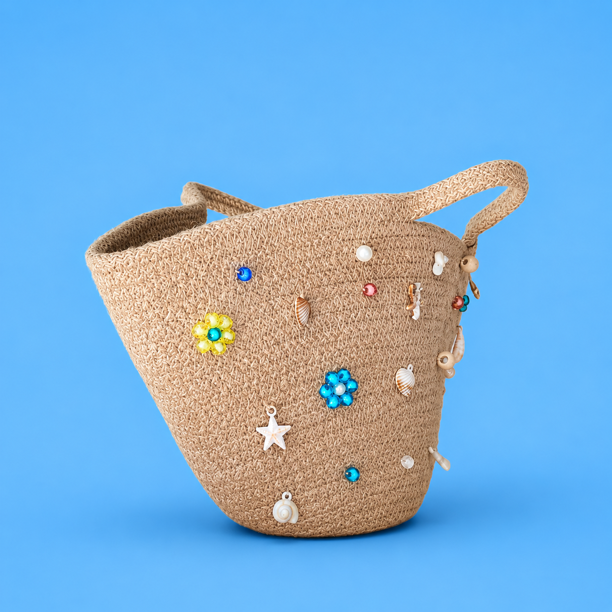 Beach Straw Tote Bag - dotgallery