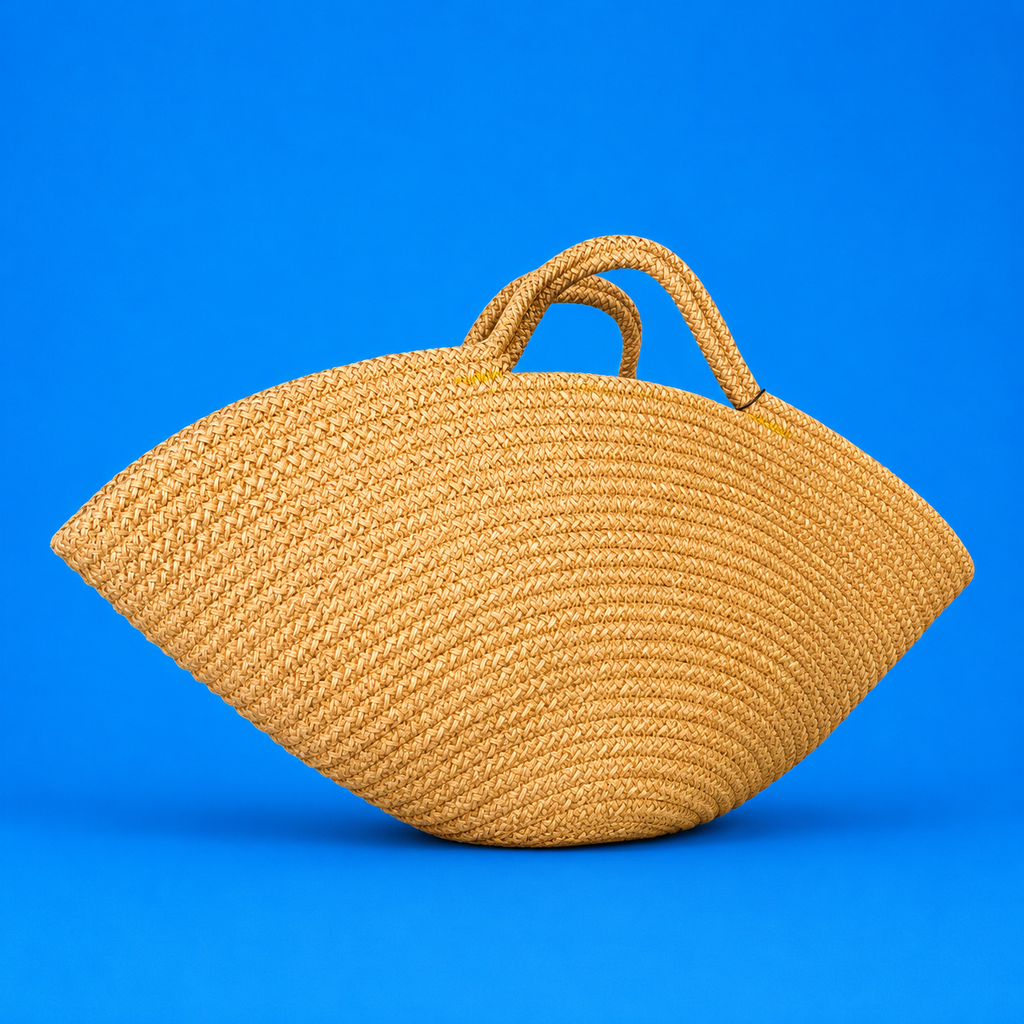 Beach Straw Tote Bag - dotgallery