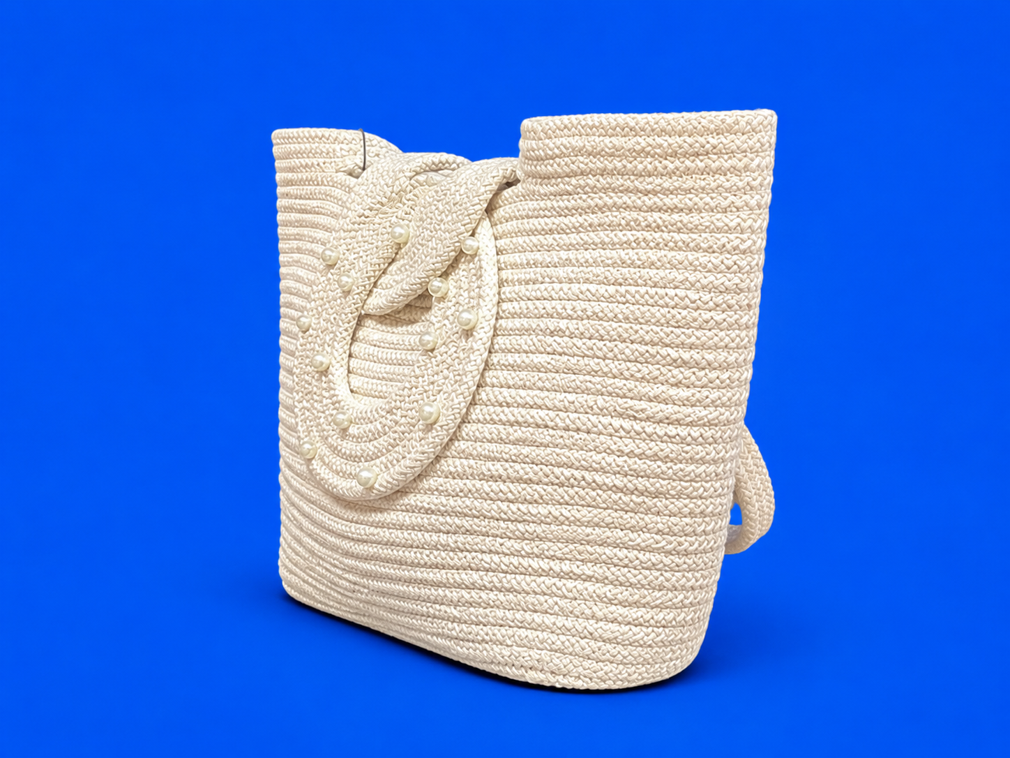 Minimalist Woven Tote Bag - dotgallery