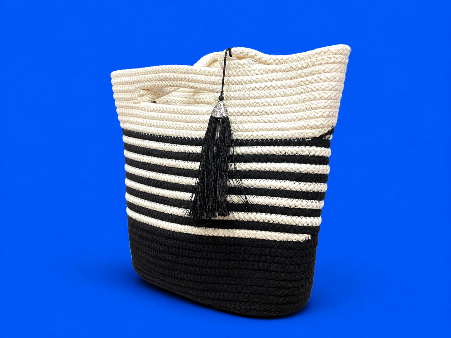 Minimalist Woven Tote Bag - dotgallery