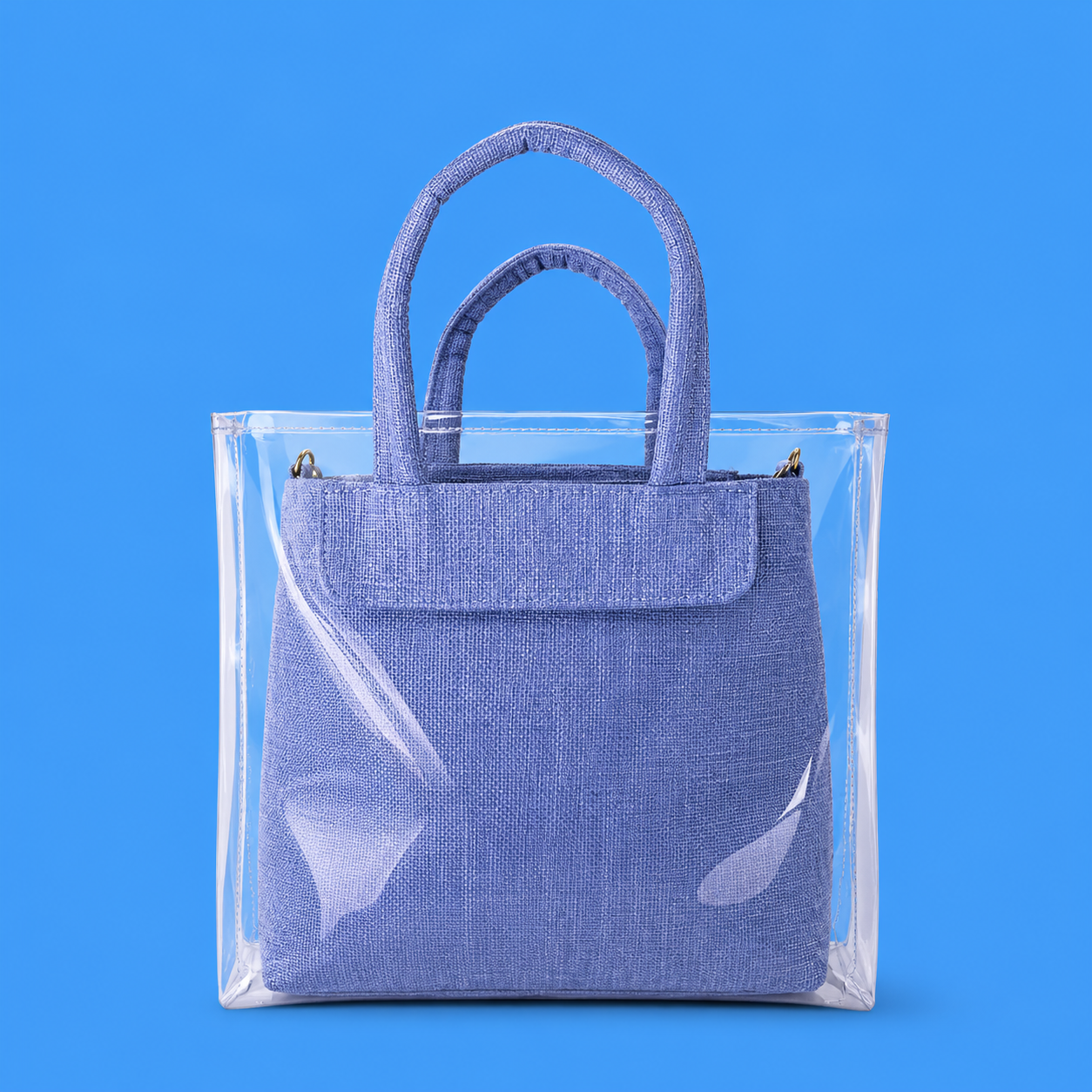 Transparent Summer Tote Bag - dotgallery