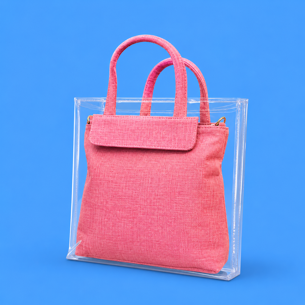 Transparent Summer Tote Bag - dotgallery