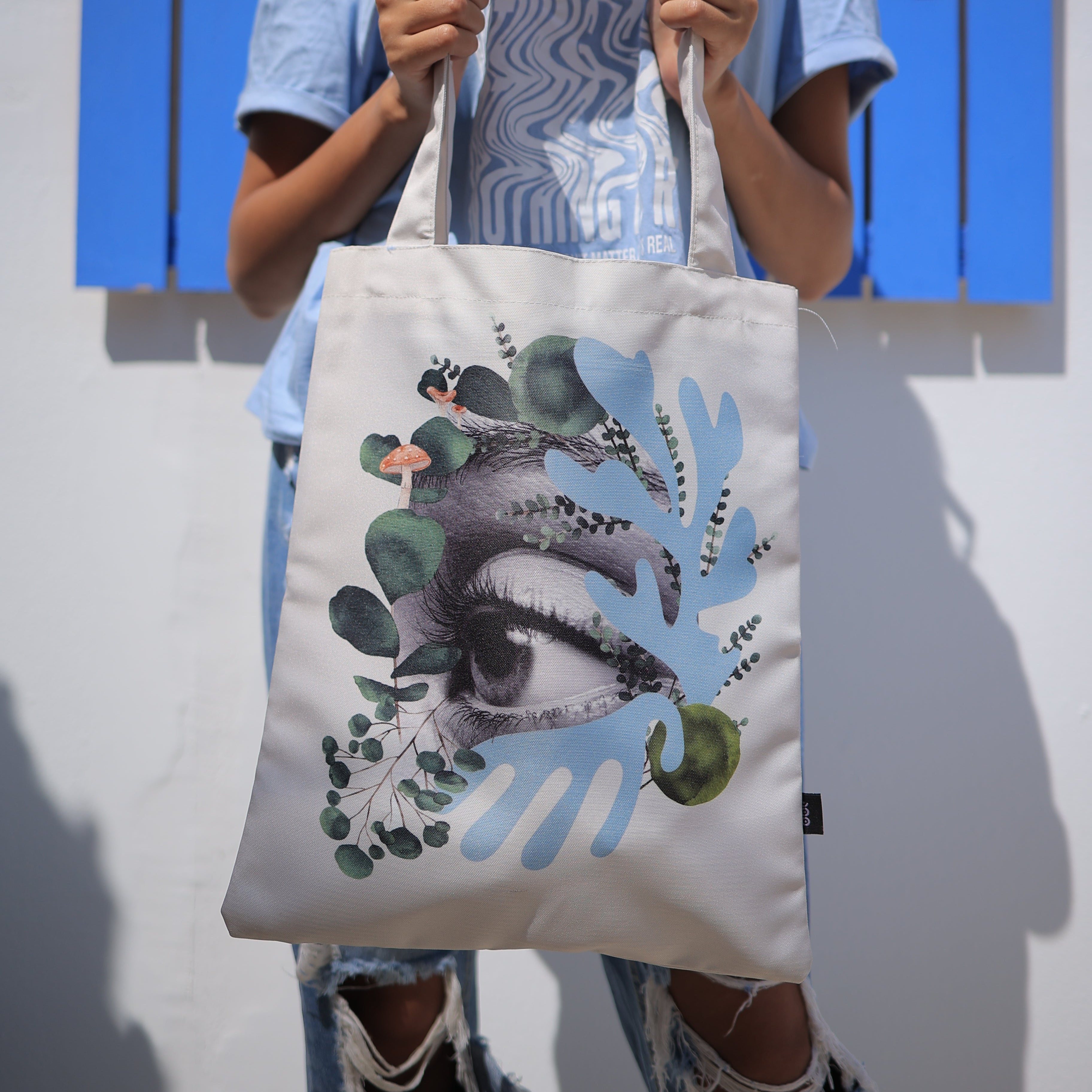 Natural Eye Tote Bag - dotgallery