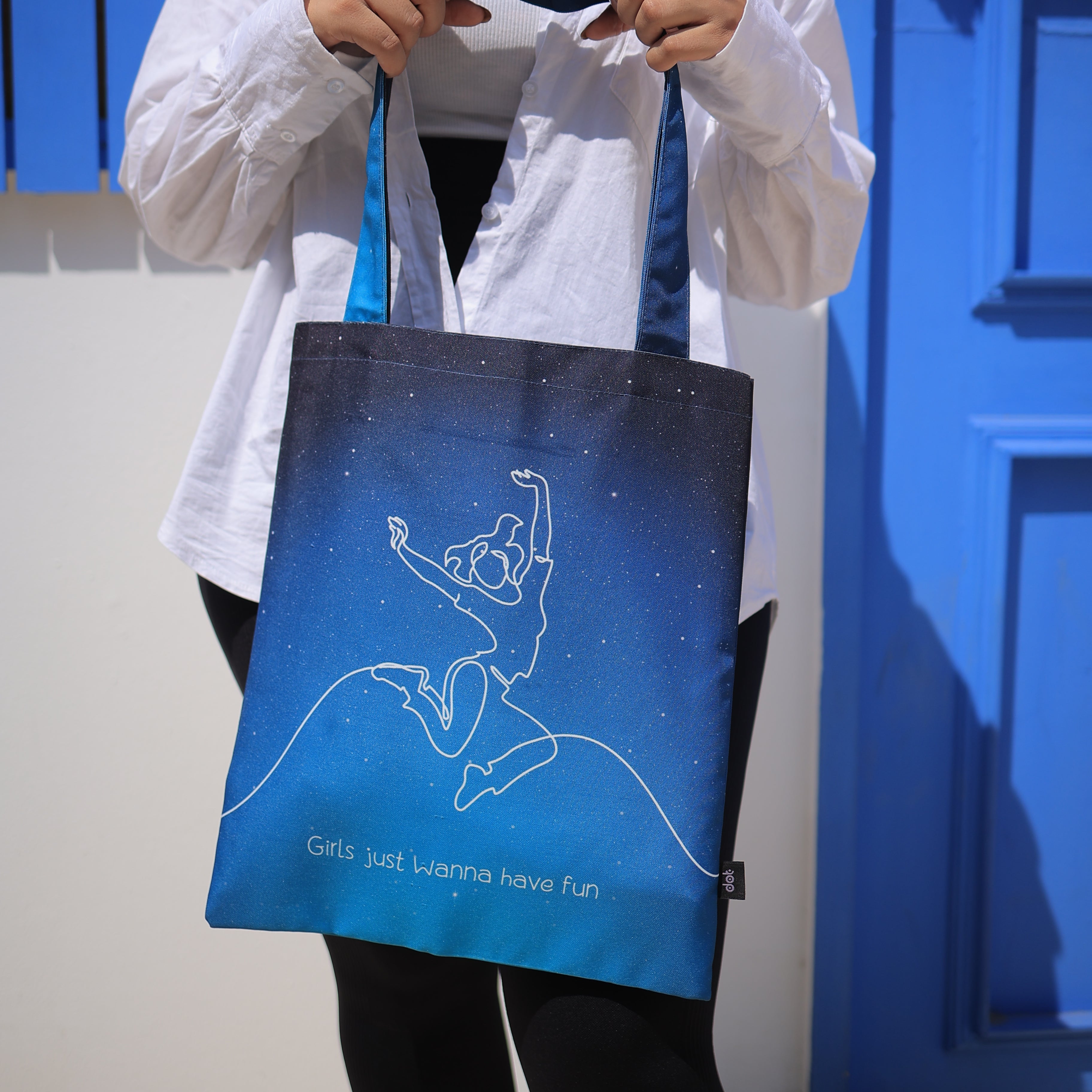 Girls have fun Tote Bag - dotgallery
