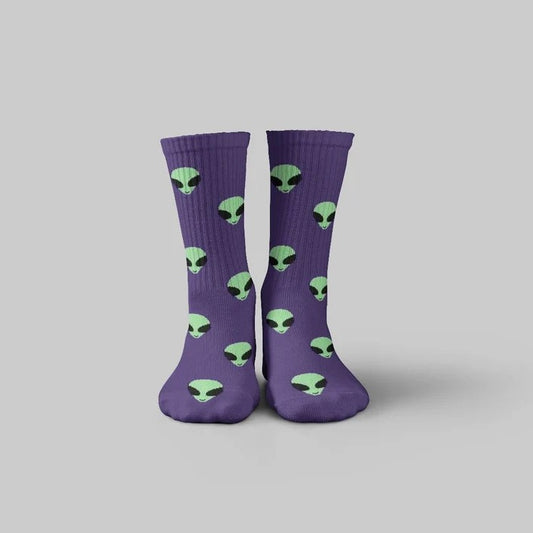 Alien Purple Socks