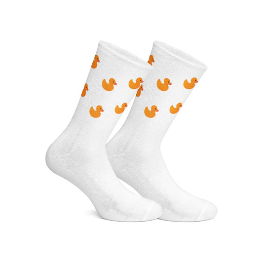 duck white socks