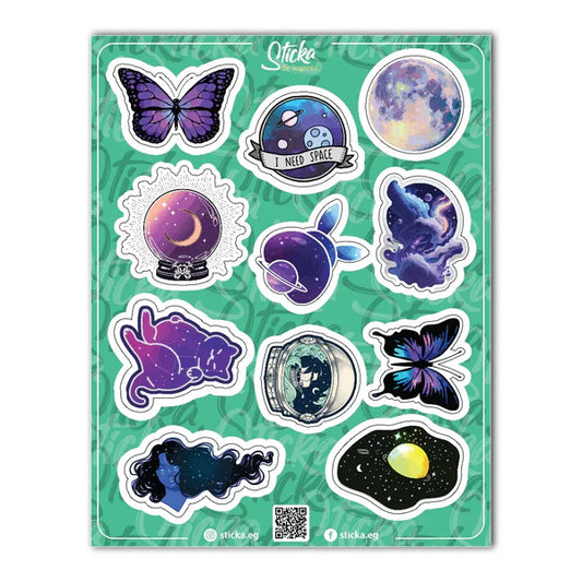 PURPLE GALAXY sticker