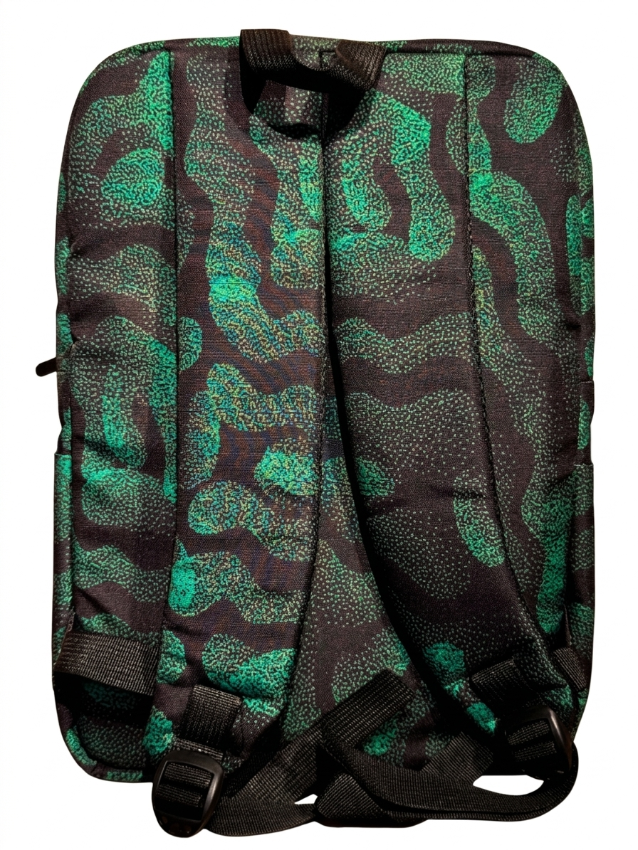 Paisley Forest Green Backpack - dotgallery
