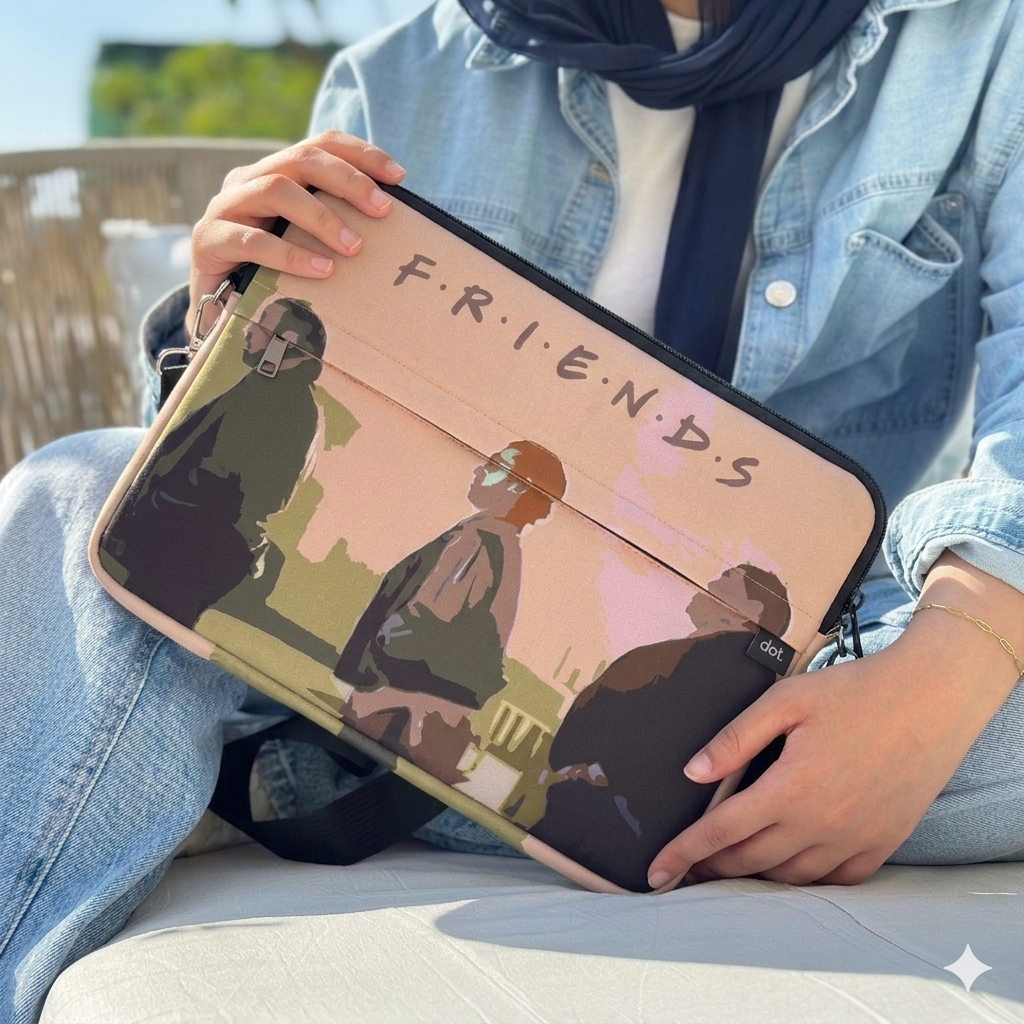 Friends 15.6 inch Laptop Sleeve - dotgallery