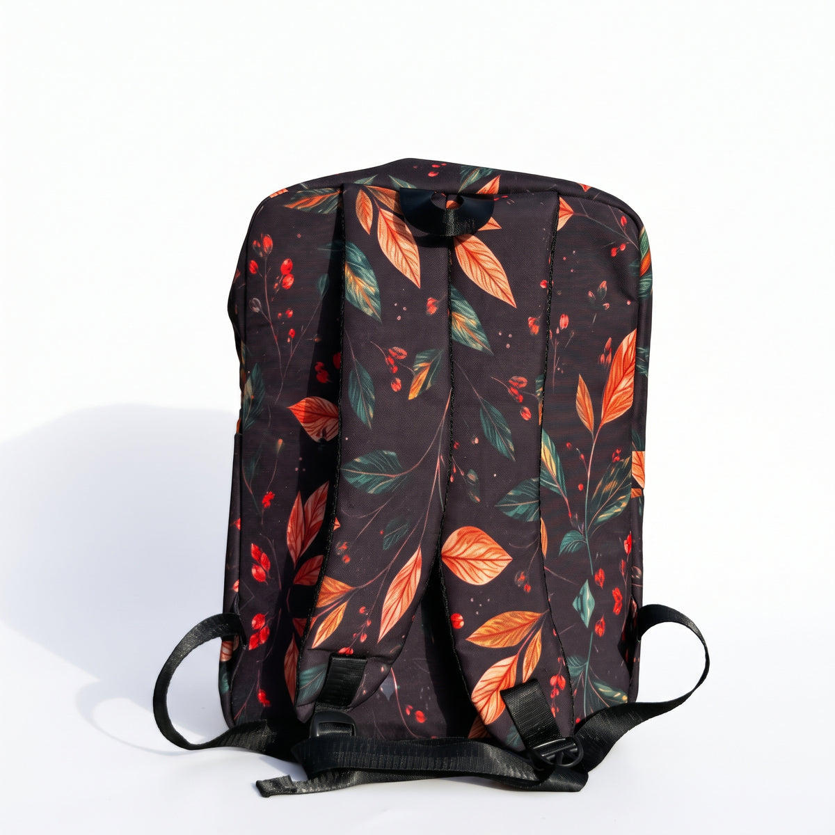 botanical leaves backpack