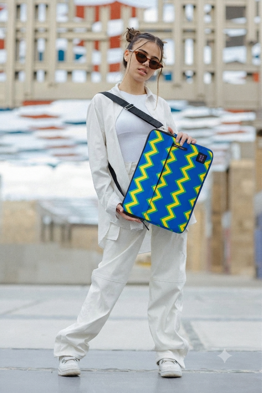 Electric Waves 15.6 inch Laptop Sleeve