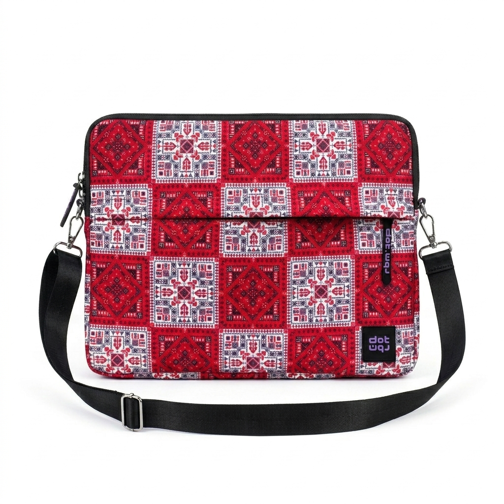 Palestinian Heritage – Red Edition 15.6 inch Laptop Sleeve - dotgallery