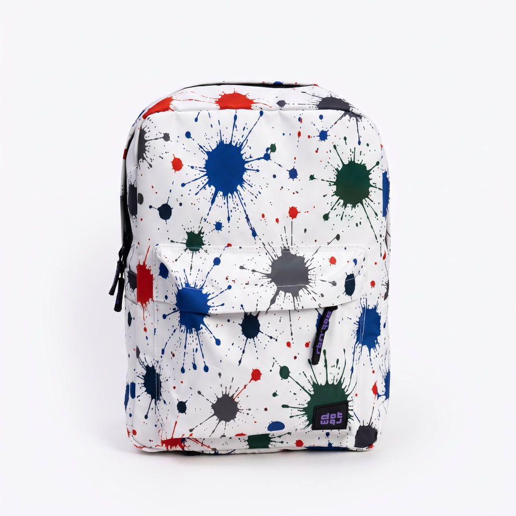 paint splatter backpack