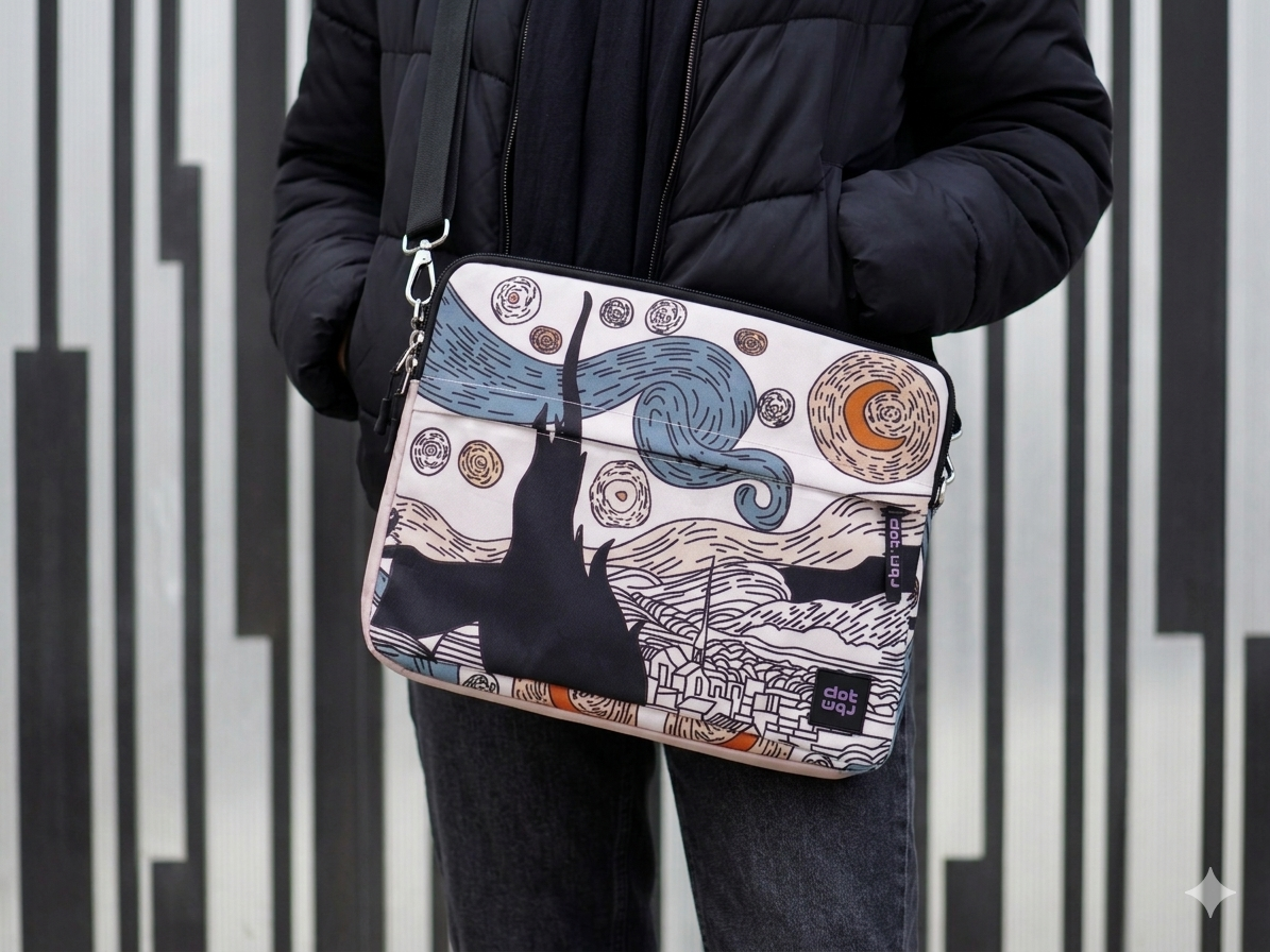 Starry Night Dark 15.6 inch Laptop Sleeve