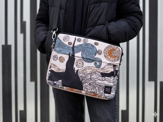 Starry Night Dark 15.6 inch Laptop Sleeve