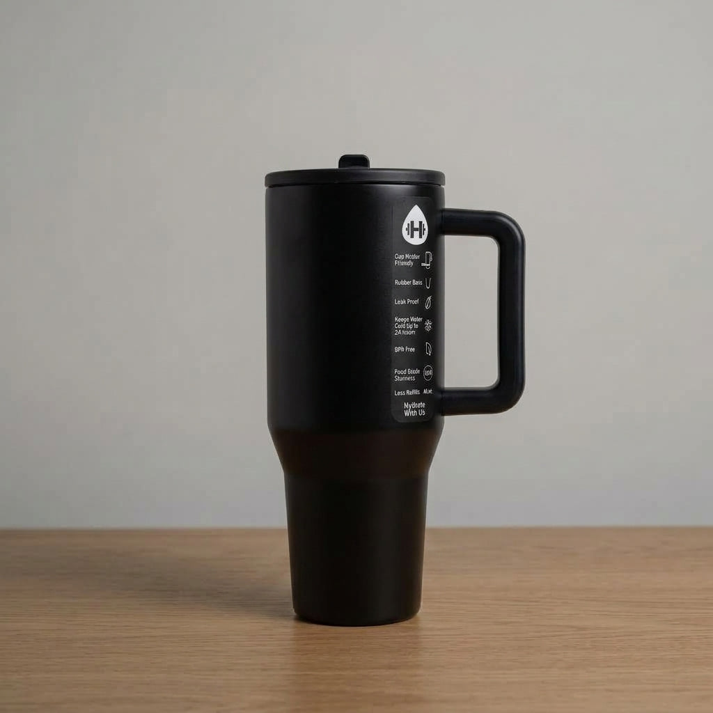 hydrojug mug black 1.2L