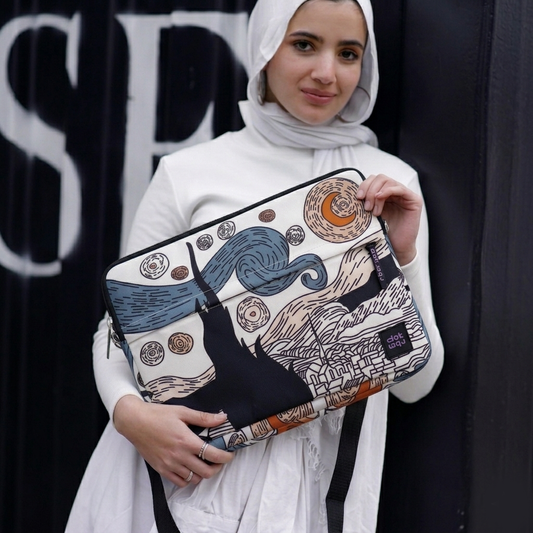 Starry Night Dark 15.6 inch Laptop Sleeve