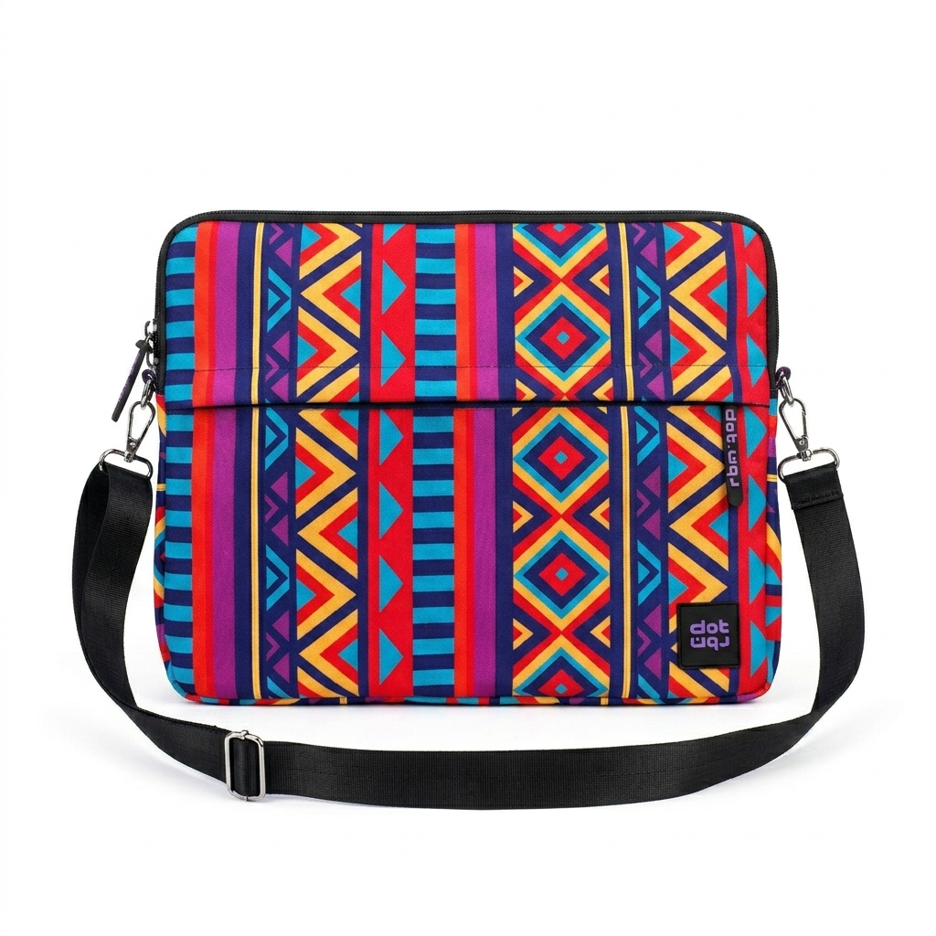 Boho Geometry 15.6 inch Laptop Sleeve - dotgallery