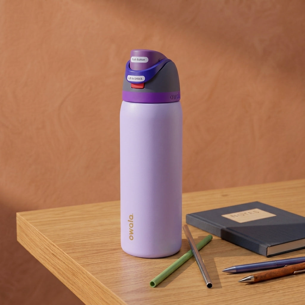 owala  lavender 1L / 2straw