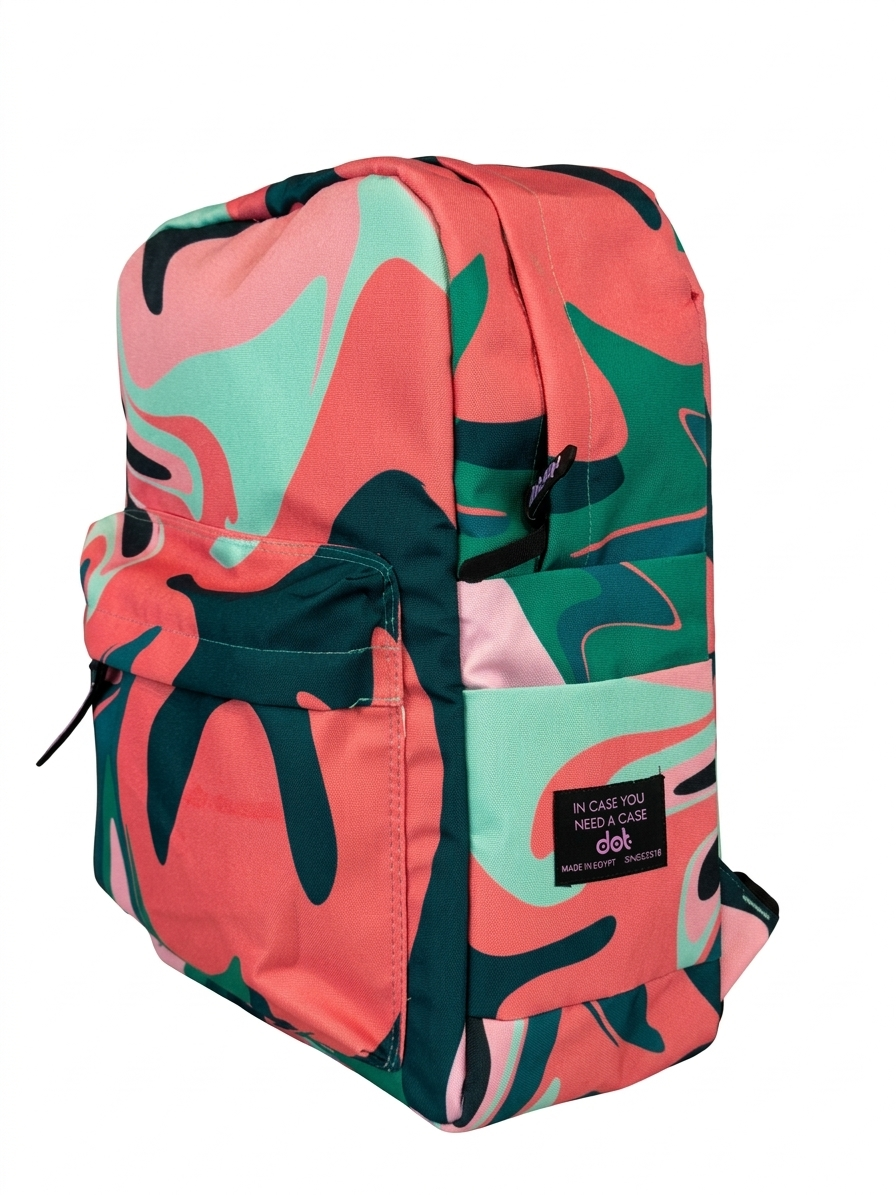 Marbled Abstract Colors Backpack - dotgallery