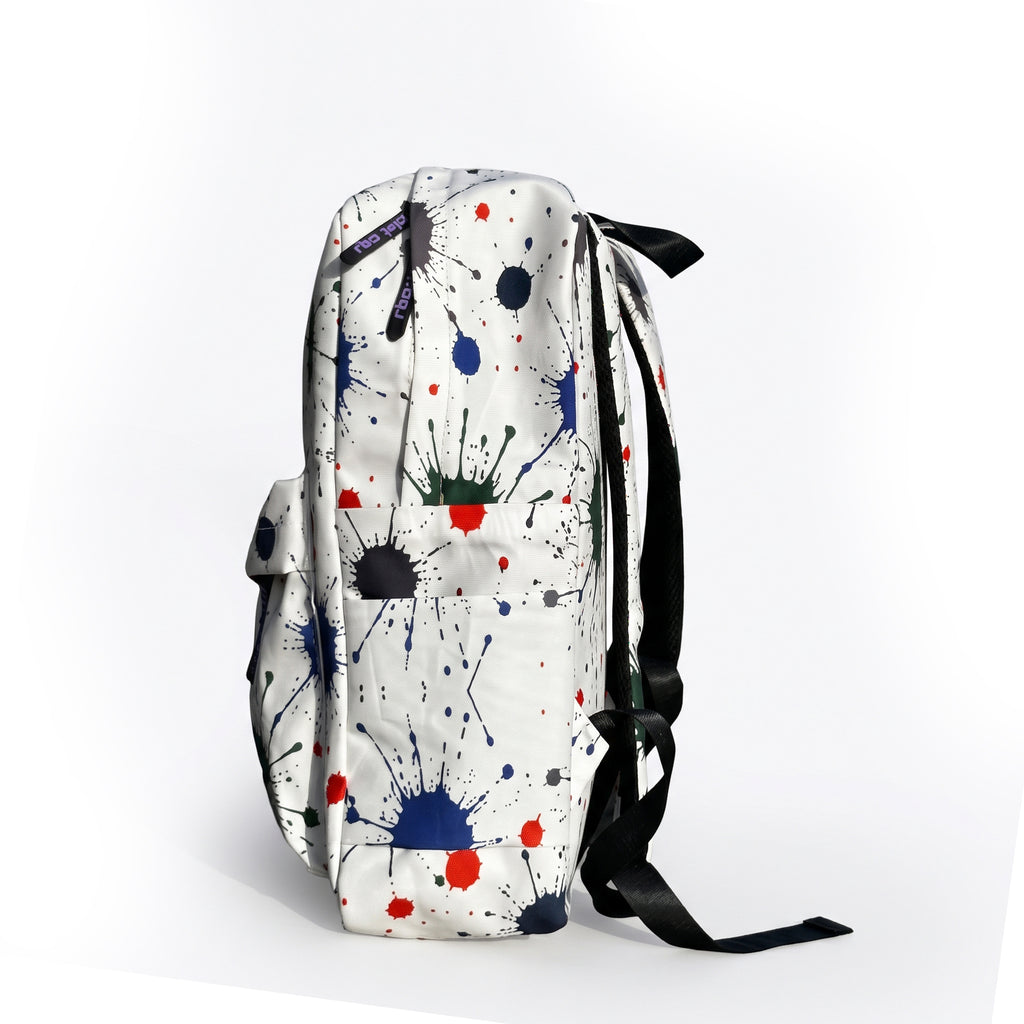 paint splatter backpack