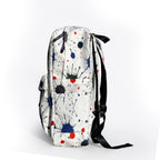 paint splatter backpack