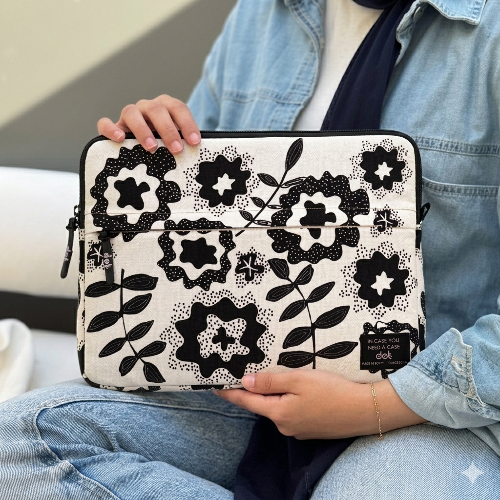 Leaves 15.6 inch Laptop Sleeve - dotgallery
