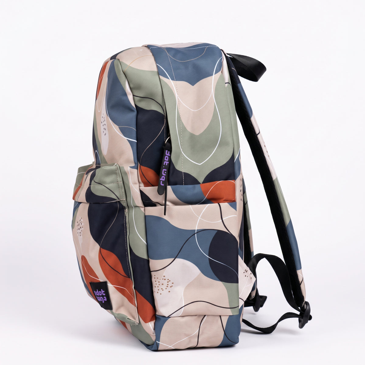 abstract layers light backpack